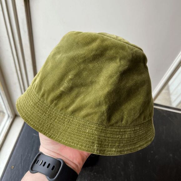 VTG 40s Madcaps Paris–New York Green Velveteen Bonnet Hat Designer Millinery main image 14